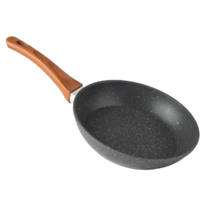 Nuovva induction ready frying pan. Induction frying pan. Grey marble pan.