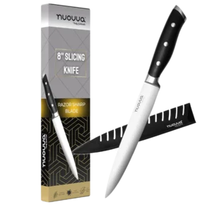 Kitchen Filleting Knife – 8" Chef Slicing Knife – High Carbon Stainless Steel. Perfect Gift for a Chef.