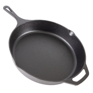 Nouvva’s 30 cm Pre-Seasoned Cast Iron Skillet. Cast iron skillet induction safe.